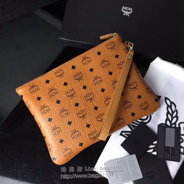 MCM手包 原單 2153 MCMSTARP經典簡約手拿包 配手拎帶子 MCM女包 手拿包  mdmc1381